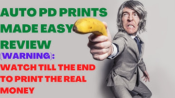 Auto PD Prints Made Easy Review| (Make Money Online)| Watch Till The End To Print The Real Money.