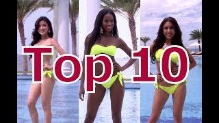 10 ชุดว่ายน้ำ ตัวเก็ง Miss Grand International 2017 Top 10 Best In Swimsuit Competition