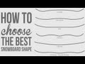 How to Choose A Snowboard Shape