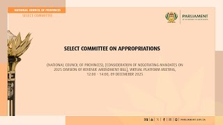 Select Committee on Appropriations, 09 December 2025