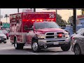 (Move To the Right) LAFD Rescue 26 Responding (PA Usage)