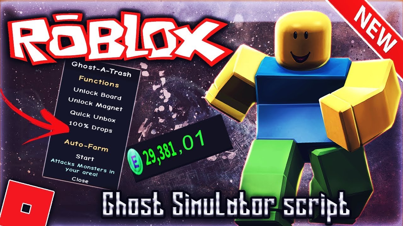 New Roblox Ghost Simulator Script Autofarm Admin Free Game - robot simulator roblox script