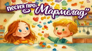 Детская песня про Мармелад. Конфетки. Сладости. Мультфильм. Мультик. Танцы. Танцевальная музыка.