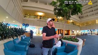 Man Arrested at MCO Airport — First Amendment vs. Disorderly Conduct