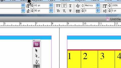 Adobe Indesign 9: Tabs (B)