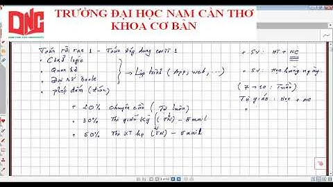 Toán rời rạc 1 - Bài học 01 (Chương 1 - Bài 1)_Tổng quan về Toán rời rạc 1 và Cơ sở lôgic