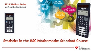 Statistics in the HSC Mathematics Standard Course | TI-30XPlus MathPrint Calculator