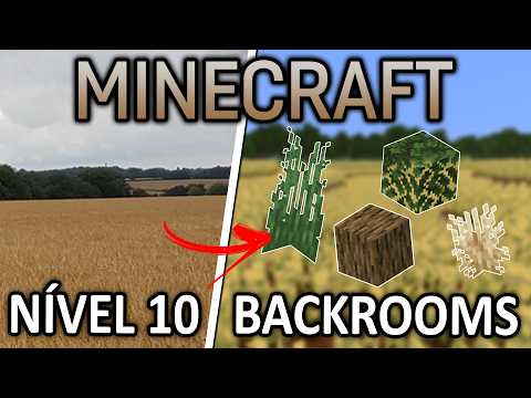 Building BACKROOMS in MINECRAFT - Level 10 - Part 2