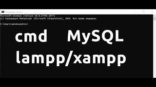 Запускаем через командную строку/терминал MySQL