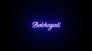 🥀 Love Song Hindi WhatsApp Status Black Screen Lyrics Status | Bekhayali | Kabir Singh - hdvideostatus.com