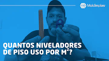 Quantos nivelador de piso vai por metro quadrado?