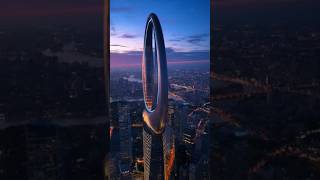 Futuristic shanghai stadium