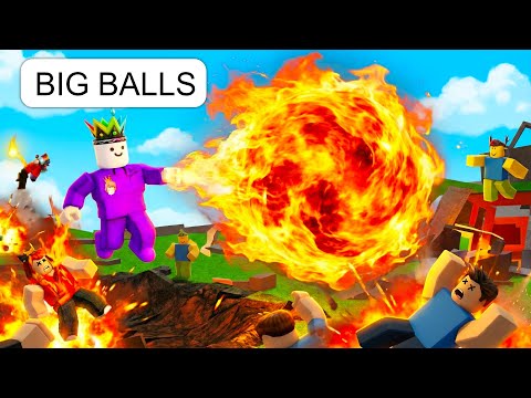 I Created a MASSIVE FIREBALL and Hit Players With It Roblox - YouTube