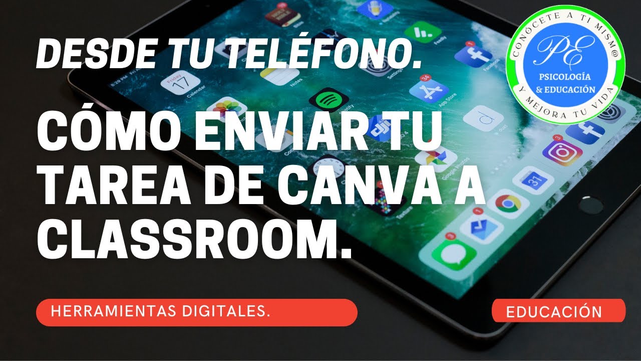 C mo Enviar Tu Tarea De Canva A Classroom YouTube