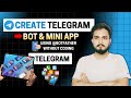 create telegram bot without coding | telegram mini app kaise banaye | telegram bot kaise banaye