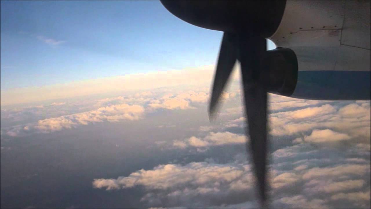 FlyBE DeHavilland Dash 8 Q400 GECOB Manchester to Exeter FULL