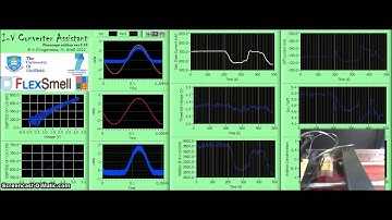 Real-time characterisation of flexible OFET gas sensors