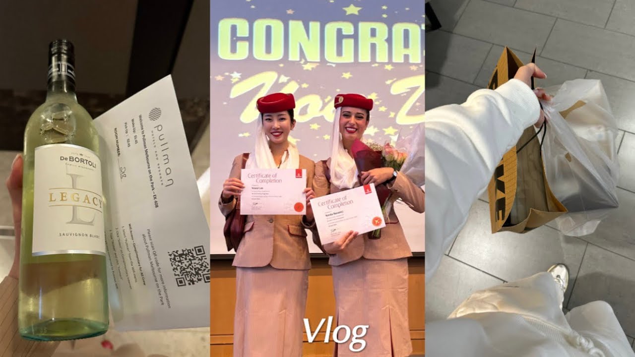 ENG) 호주에서 어그 반값보다 더 싸게 사기🛍️ | 에미레이트 정직원이다! 졸업식 함께해요👩‍🎓👏🏻