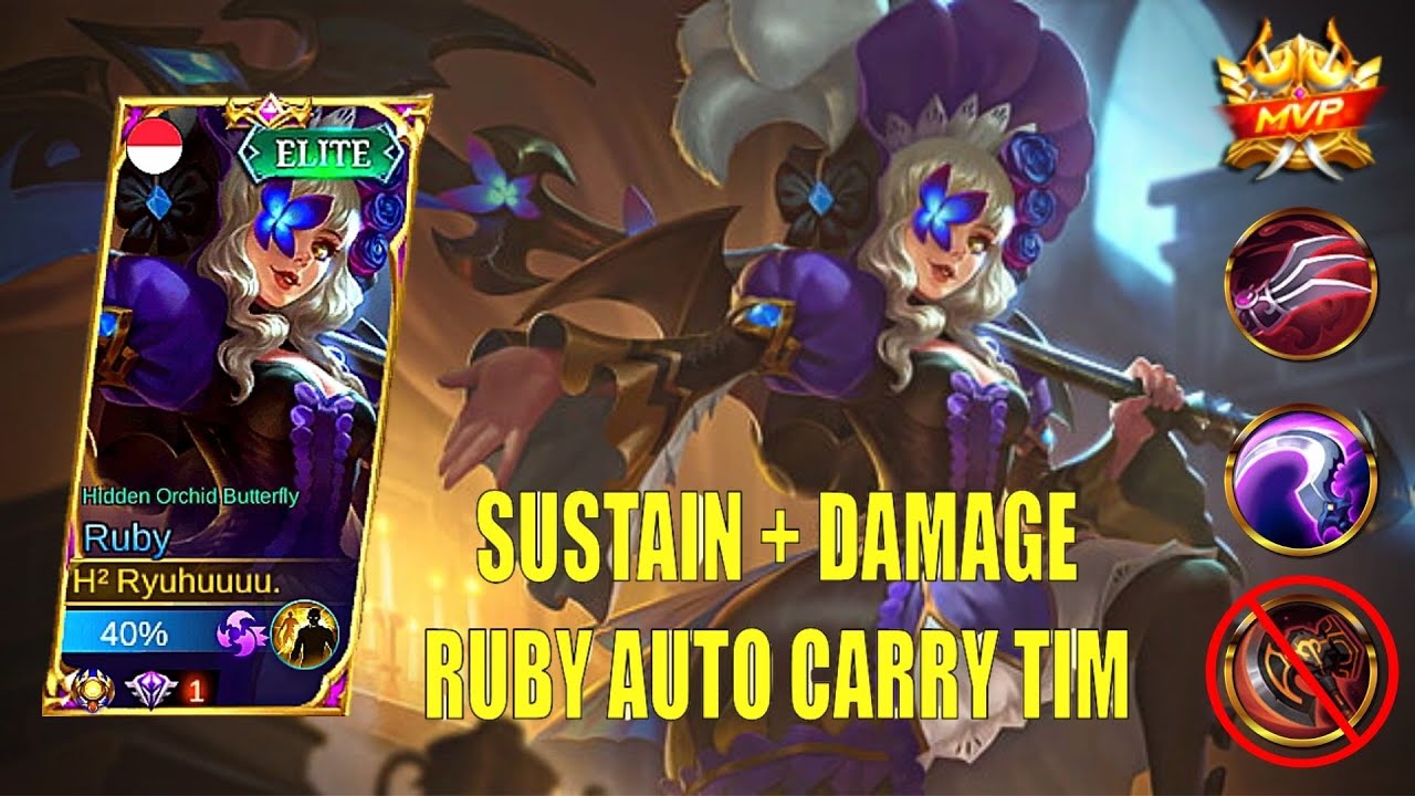 WAR EXE OR HUNTER STRIKE ? RUBY CARRY TIM - BEST BUILD RUBY 2021 - TOP GLOBAL RUBY