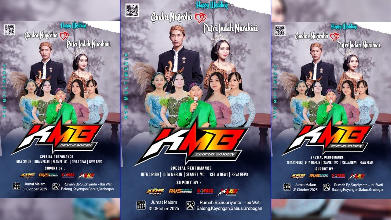 🔴 LIVE Campursari KMB GEDRUG || ARS Jilid 4 AUDIO || Wedding Putri  ❤  Candra || RVS MULTIMEDIA