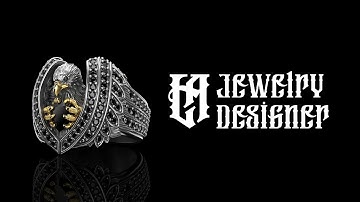 Jewelry 3D design ring Zbrush and Rhinoceros