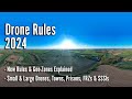 Uk drone rules 2024 in brief new rules geozones dji flysafe update frzs  sssis