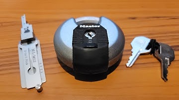 Video 37 - Newbie vs. M1 Lishi tool on Master Lock M40 Magnum Padlock. Lishi lock picking tool