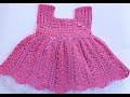 Vestido niña a crochet muy fácil y rápido