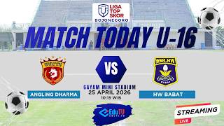 LIVE - ANGLING DHARMA vs HW BABAT - LIGA TOP SKOR BOJONEGORO 2026 U-16