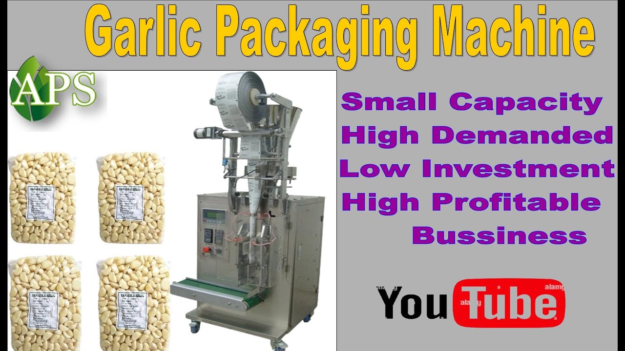 APS Industries Garlic Pouch Packing Machine  