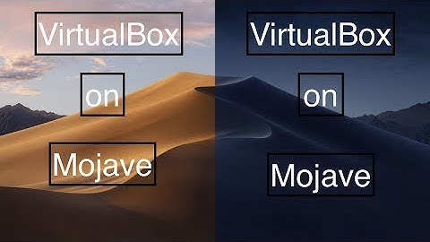 How To Run VirtualBox HD | Mojave +