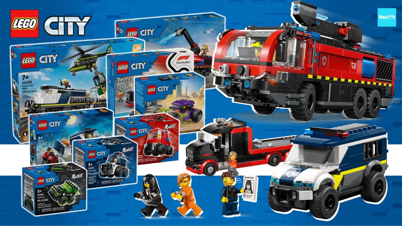 Airport Fire Truck and Police Train: Cool! New LEGO City 2026 