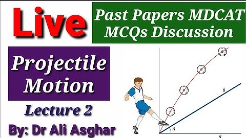 Live MCQs Discussion on The Projectile Motion Lecture 2