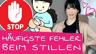 Richtig Stillen: Diese Fehler solltest du beim Stillen nicht machen | Baby stillen