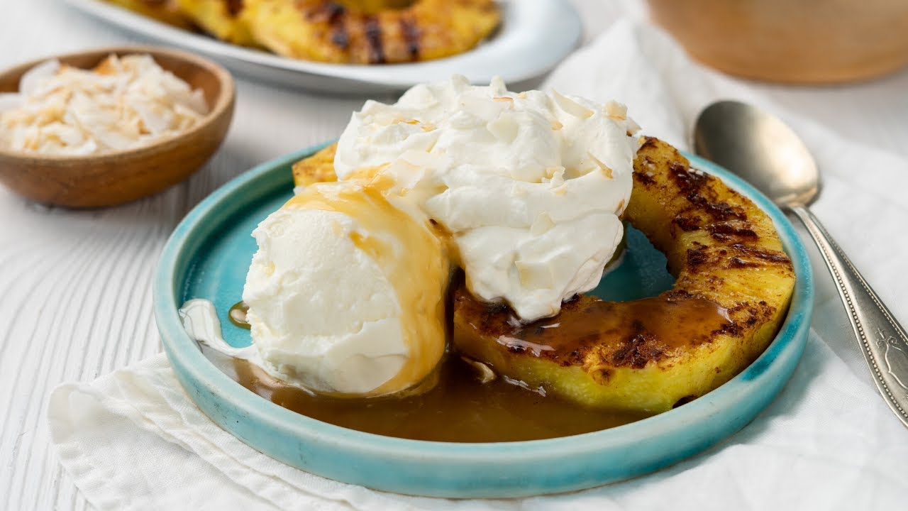 Grilled Pineapple Sundae