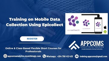 Training on Mobile Data Collection Using Epicollect - Appcoms Institute