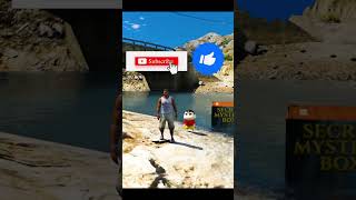 GTA 5 : Shinchan🤣 &amp; Franklin Saw Mystery Container GIFT 🎁 #bommalu #gta5telugu #gta5 #funny #shorts