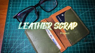 Leather Scrap Project | Front Pocket Wallet |  Beginner Friendly