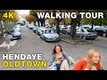 4K Walking Oldtown HENDAYE / HENDAIA (with Captions) BASQUE COUNTRY, FRANCE 2020 Relax Video UHD