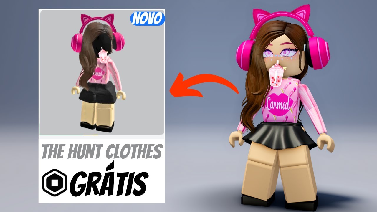 0 ROBUX SKIN CARMED GRÁTIS NO ROBLOX!💄+ como ficar sem cabeça grátis (passo a passo)