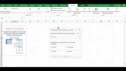 Tuto Excel N° 2 : tableau croisé dynamique - pivot table