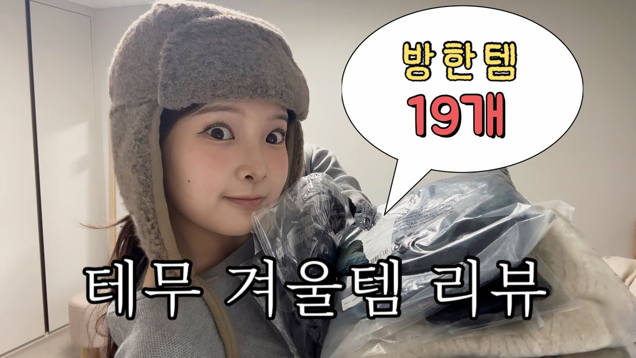 테무에서 예쁜 겨울템 다 털어왔다 ⋅  (테털 4회 : 겨울 방한템편)