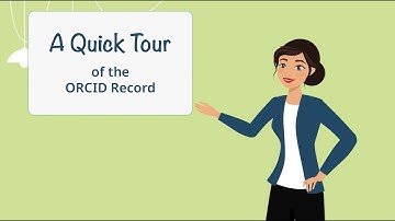 A Quick Tour of the ORCID Record