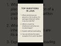 Java Interview Questions You Must Know in 2026
