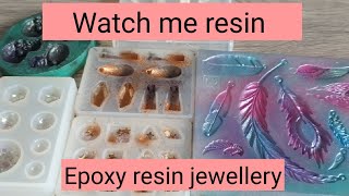 Watch me resin: Epoxy Resin jewellery PART 1