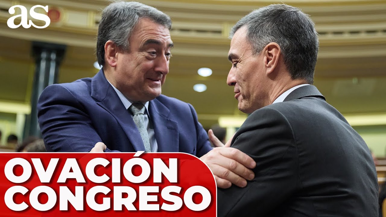 ESPECTACULAR OVACIÓN en el CONGRESO para AITOR ESTEBAN en su ÚLTIMO DÍA