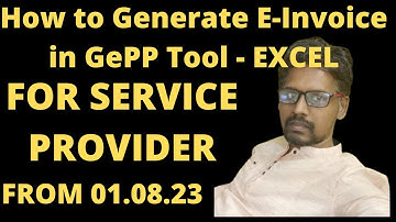 Generate e-invoice for Free using GePP Tool | without Software | Step by Step Tutorial | #einvoice