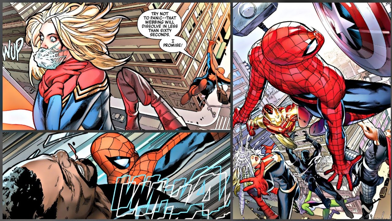 Spiderman vs captain marvel