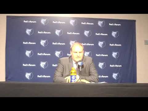 Memphis Grizzlies Head Coach Taylor Jenkins Postgame (CHA 120 MEM 99) Oct. 14, 2019