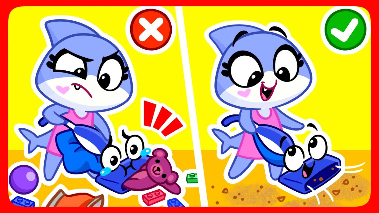 Baby Shark, Vacuum Cleaner Is Only For Dust! 🧹 Clean Up Story 🧼 Best